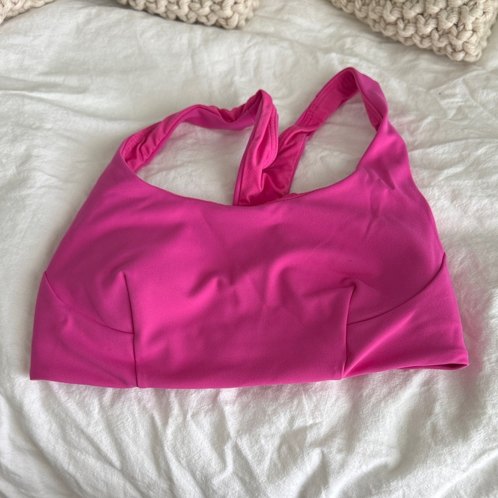 Lululemon Athletica Vibrant Pink Sports Bra